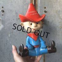 60s Vintage Oat Cereal Marky Maypo Vinyl Doll Blue Glove (T686)
