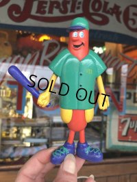 1994 Vintage Nathan's Hot Dog Franksters Bendable Figure (T693)