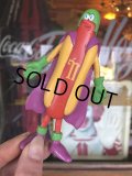 1995 Vintage Nathan's Hot Dog Franksters Bendable Figure (T701)