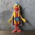 画像2: 1995 Vintage Nathan's Hot Dog Franksters Bendable Figure (T699) (2)