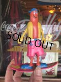 1993 Vintage Nathan's Hot Dog Franksters Bendable Figure (T690)