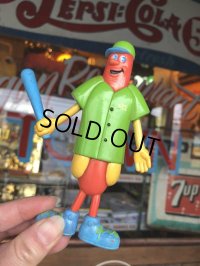 1994 Vintage Nathan's Hot Dog Franksters Bendable Figure (T694)