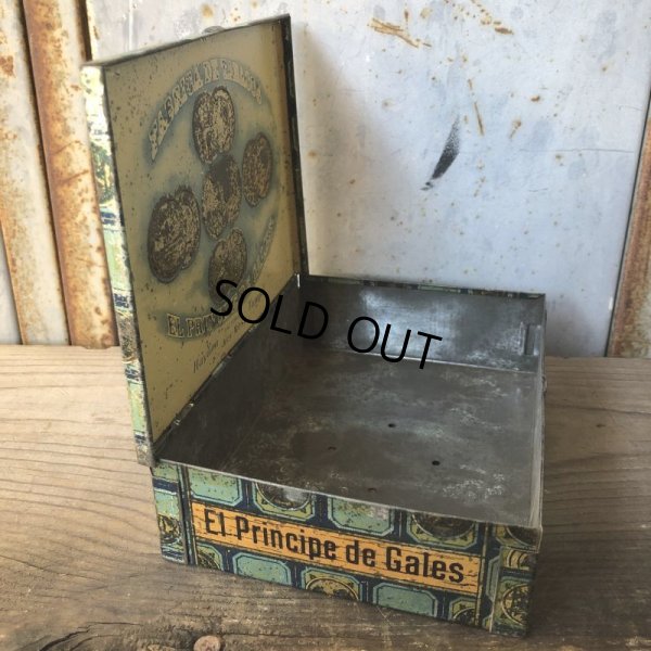 画像4: Vintage Cigar Tobacco Can El Principe de Gales (T714)