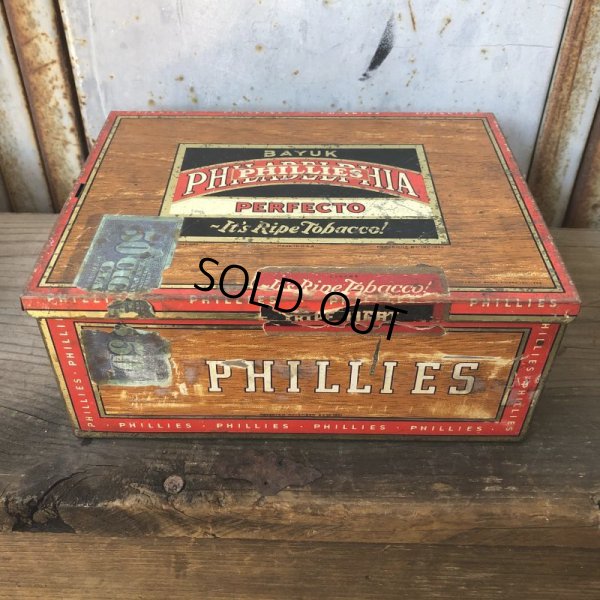 画像3: Vintage Cigar Tobacco Can Phillies (T722)