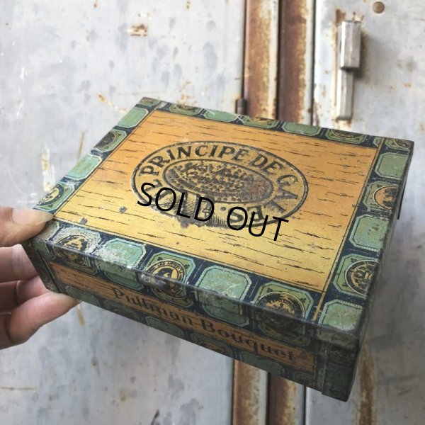 画像1: Vintage Cigar Tobacco Can El Principe de Gales (T714)