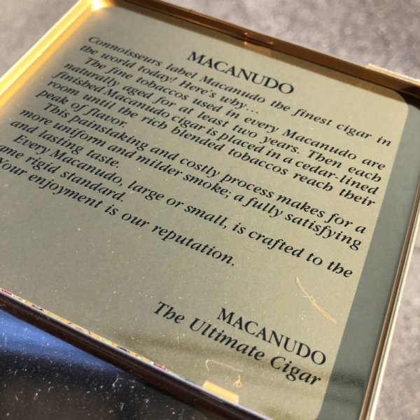 画像5: Vintage Cigar Tobacco Can Macanudo (T710)