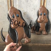 60s Vintage Bassett Hounds Dog Sexton Wall Decor (T725)