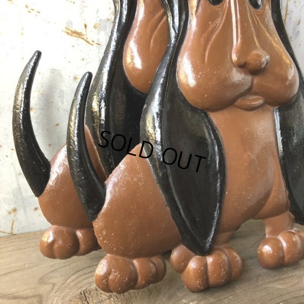 画像6: 60s Vintage Bassett Hounds Dog Sexton Wall Decor (T725)