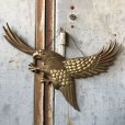 画像1: Vintage Metal Eagle Wall Decor (T727) (1)