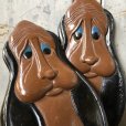 画像4: 60s Vintage Bassett Hounds Dog Sexton Wall Decor (T725)