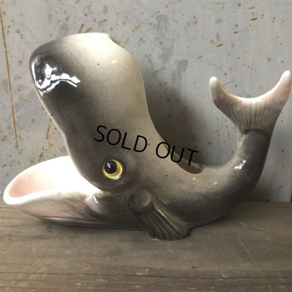 画像2: 50s Vintage Whale Ceramic Tray Holder (S764) 