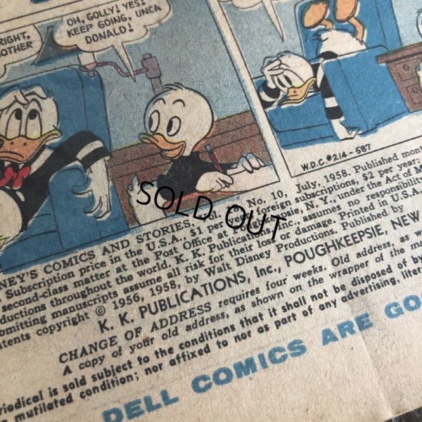画像4: 50s Vintage Dell WALT DISNEY'S comics (S752) 