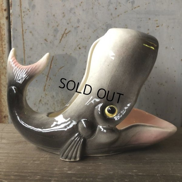 画像4: 50s Vintage Whale Ceramic Tray Holder (S764) 