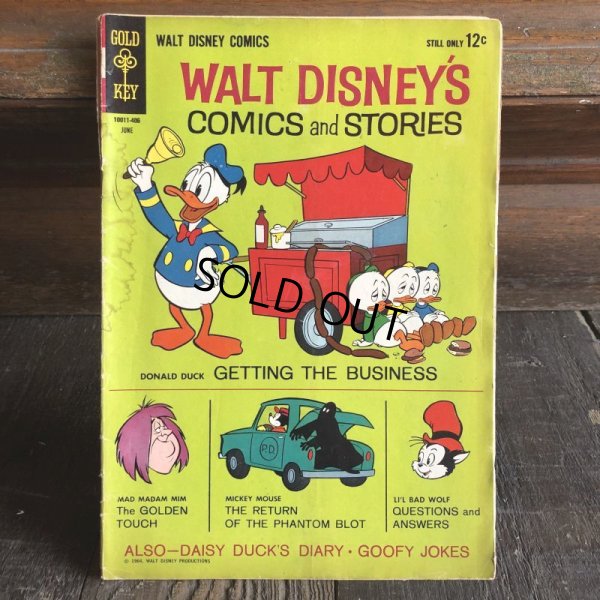 画像1: 60s Vintage Gold Key WALT DISNEY'S comics (S758) 