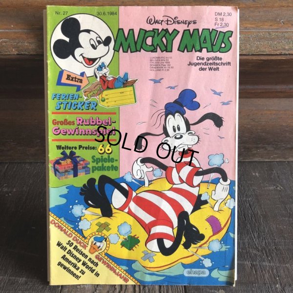 画像1: 80s Vintage Comic Mickey Mouse (S762) 