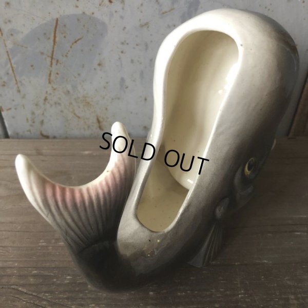 画像5: 50s Vintage Whale Ceramic Tray Holder (S764) 