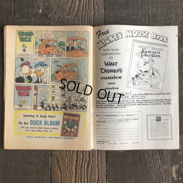 画像5: 50s Vintage Dell WALT DISNEY'S comics (S746) 