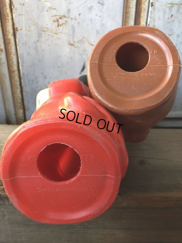 画像11: Vintage Yogi & Huckleberry Big Size Bank Doll Set 34 & 38cm (T769)