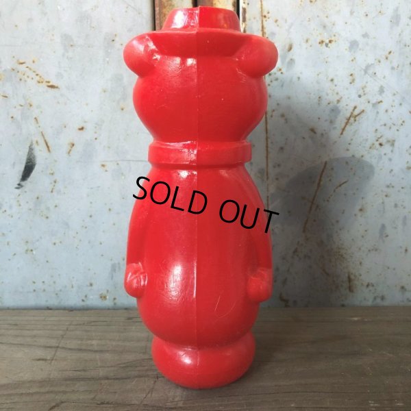 画像4: Vintage Yogi Bear Plastic Doll Red 18cm (T768)  