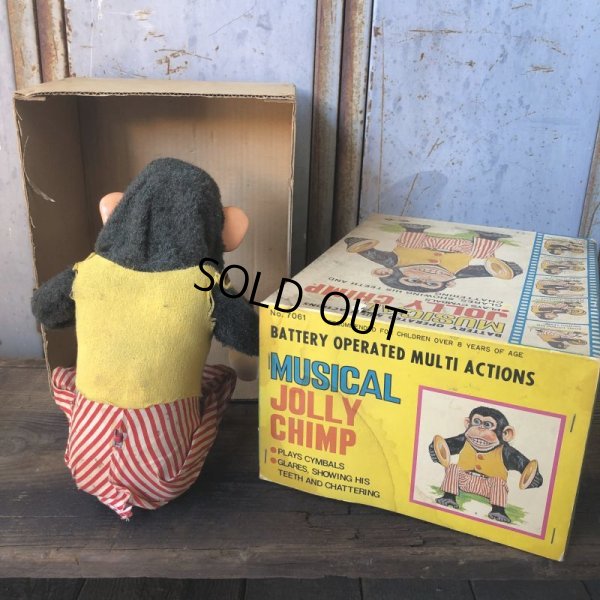 画像3: 50s Vintage Musical Jolly Chimp w/box  (T770)