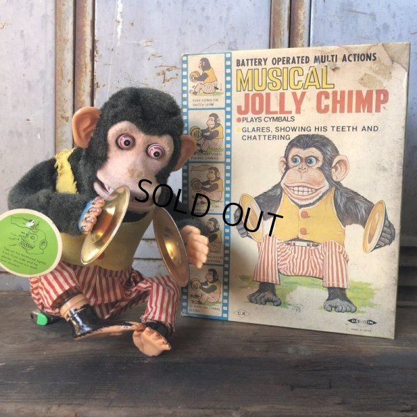 画像5: 50s Vintage Musical Jolly Chimp w/box  (T770)
