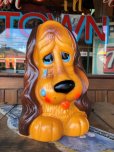 画像2: Vintage Russ Plastic Coin Bank Sad Eye Dog (T778)   (2)