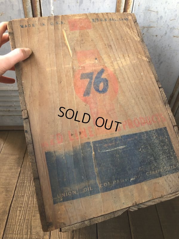 画像7: Vintage 76 Union Oil Woode Crate Box (AL308)