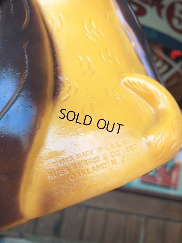 画像7: Vintage Russ Plastic Coin Bank Sad Eye Dog (T778)  