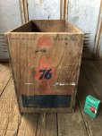 画像1: Vintage 76 Union Oil Woode Crate Box (AL308) (1)