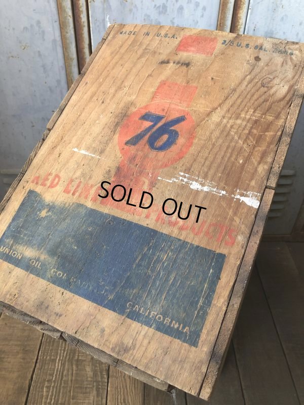 画像10: Vintage 76 Union Oil Woode Crate Box (AL308)
