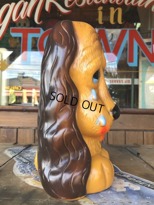 画像5: Vintage Russ Plastic Coin Bank Sad Eye Dog (T778)  
