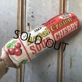 60s Vintage Regal Crown Sour Cherry Advertising Pillow (T785)