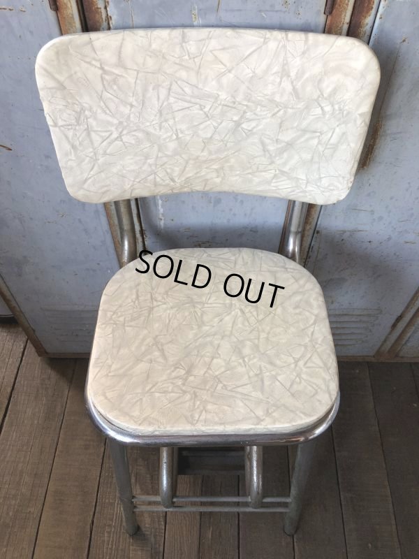 画像8: Vintage Mid-Century Step Stool Hi-Chair (T784)