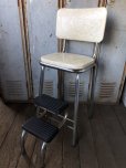 画像2: Vintage Mid-Century Step Stool Hi-Chair (T784) (2)