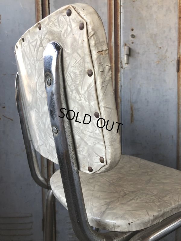 画像12: Vintage Mid-Century Step Stool Hi-Chair (T784)