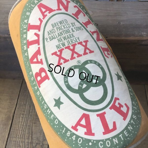 画像10: 70s Vintage Ballantine Ale Advertising Pillow (T789)