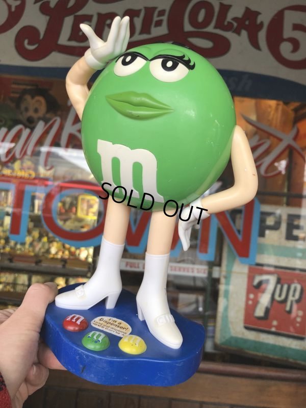 画像1: Vintage M&M's Dispenser Green (T782) 