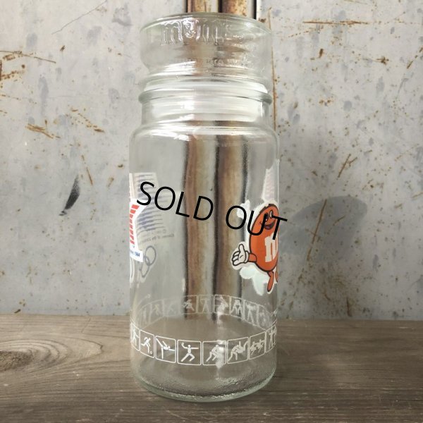 画像5: Vintage M&M's L.A. OLYMPIC Glass Candy Jar (T789) 