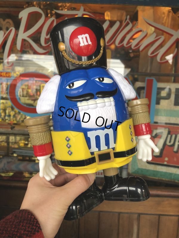 画像1: Vintage M&M's Dispenser Nutcracker Blue (T797) 