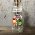 画像2: Vintage M&M's L.A. OLYMPIC Glass Candy Jar (T789)  (2)