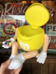 画像2: Vintage M&M's Jar Yellow (T783)  (2)