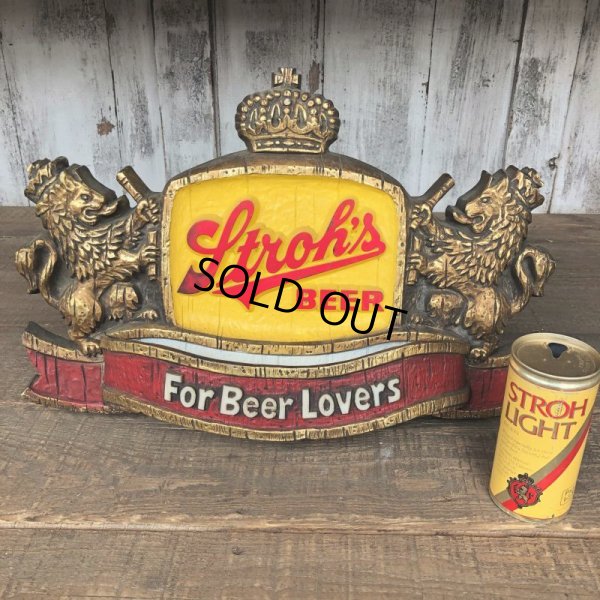 画像2: Vintage Stroh's Beer Lighted Sign (T792)