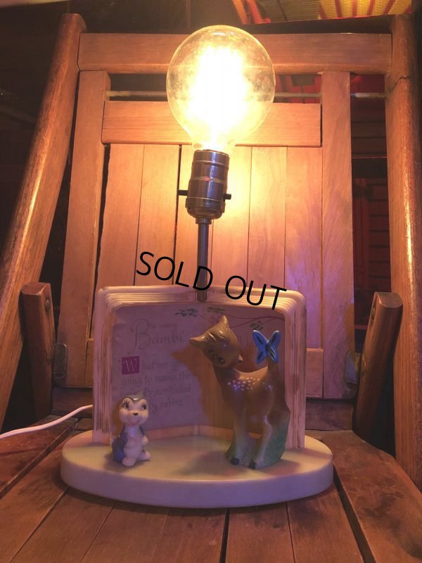 画像10: 【SALE】 Vintage Lamp Disney Bambi (T796)
