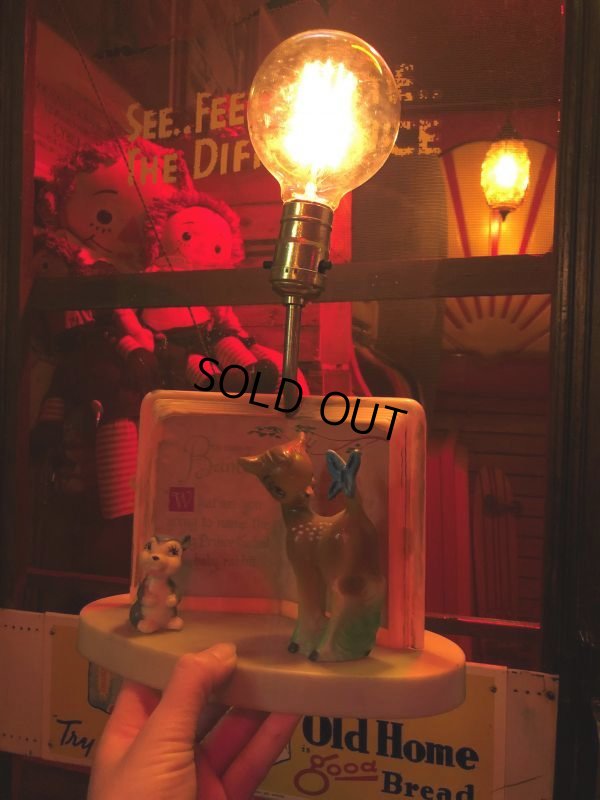 画像1: 【SALE】 Vintage Lamp Disney Bambi (T796)