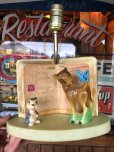 画像2: 【SALE】 Vintage Lamp Disney Bambi (T796) (2)