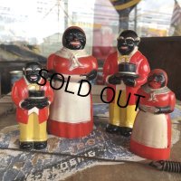 50s Vintage Aunt Jemima & Uncle Mose Shakers S (T800)