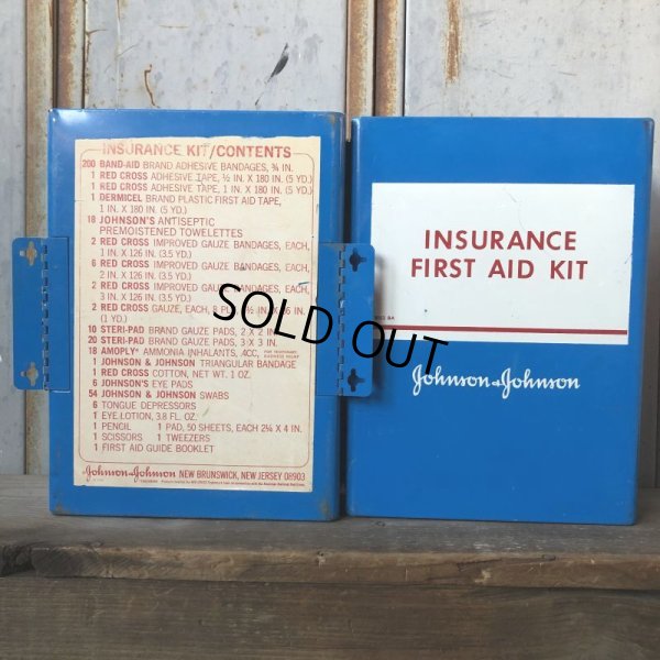 画像9: Vintage Johnson&Johnson First Aid Kit Mettal Box Cabinet (Ｔ807）