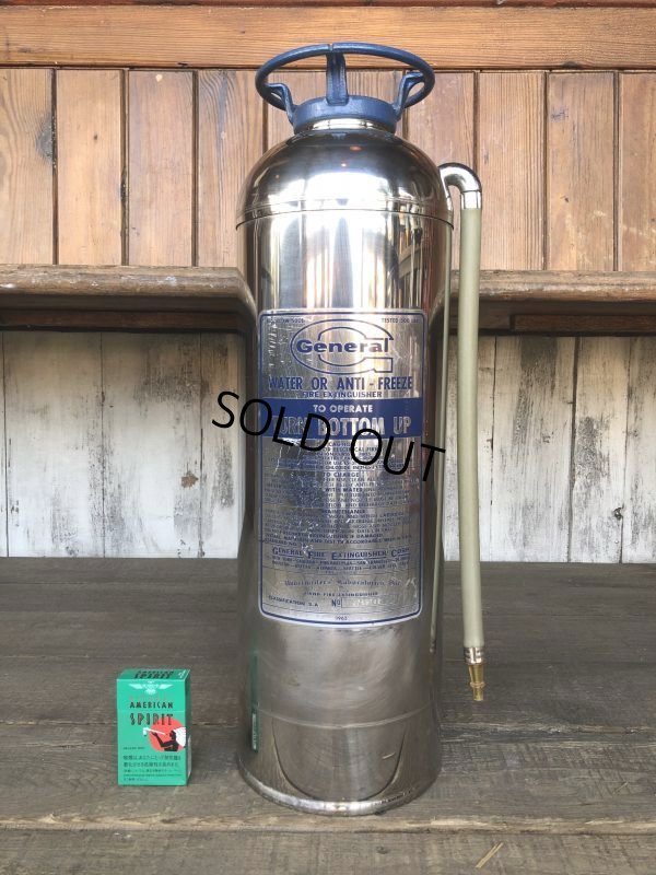 画像1: 60s Vintage GENERAL Fire Extinguisher (T805)