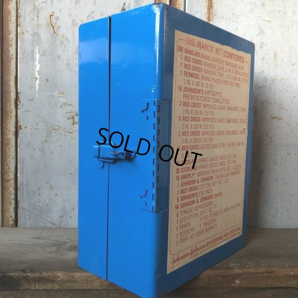 画像3: Vintage Johnson&Johnson First Aid Kit Mettal Box Cabinet (Ｔ807）