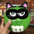 画像1: Vintage M&M's Ceramic Candy Pot Green (T809) (1)